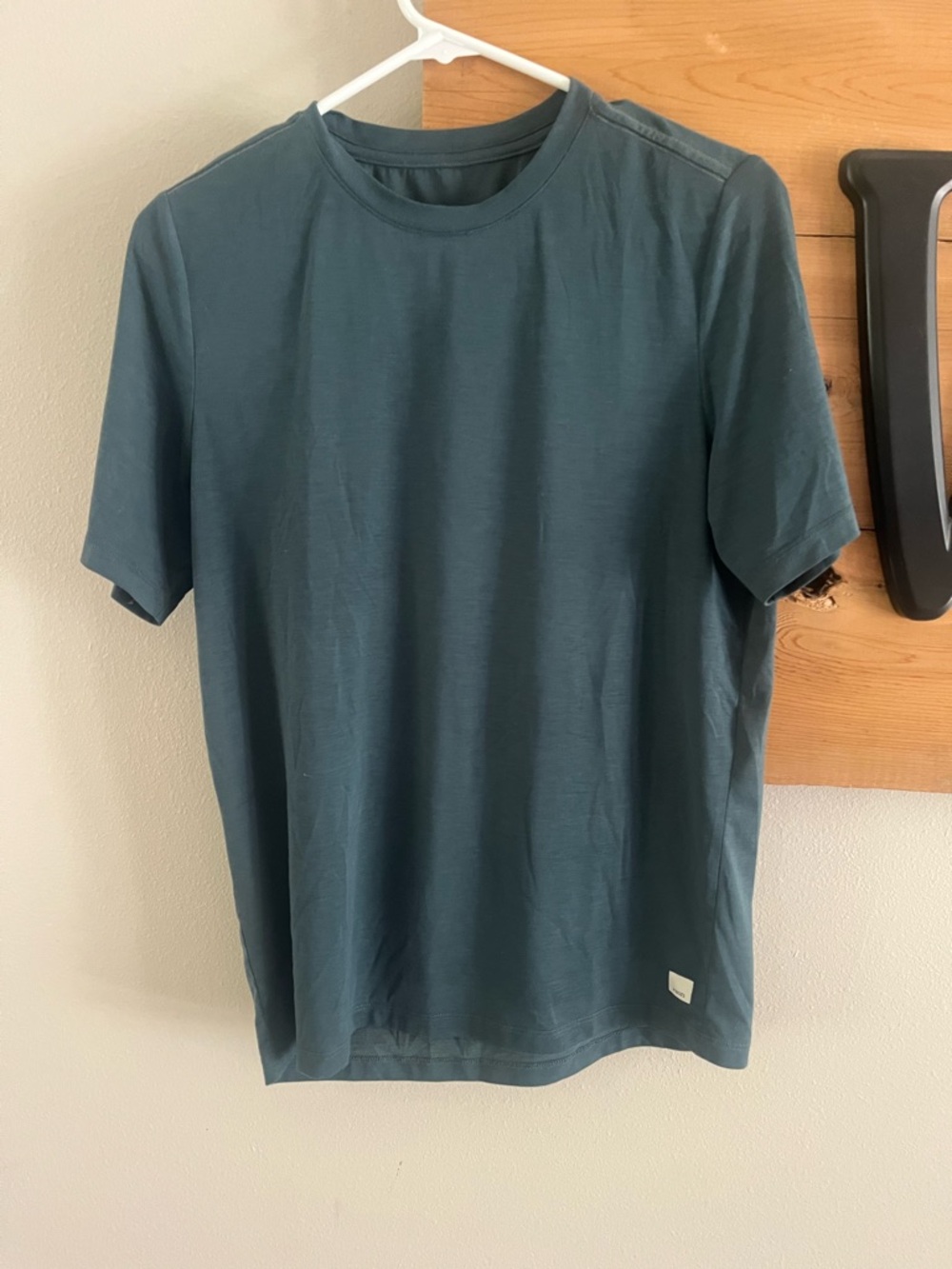 Men's Short Sleeve Crew Tee in Teal-Blue